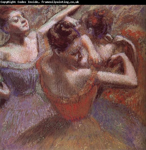 Edgar Degas Dancer triming dress